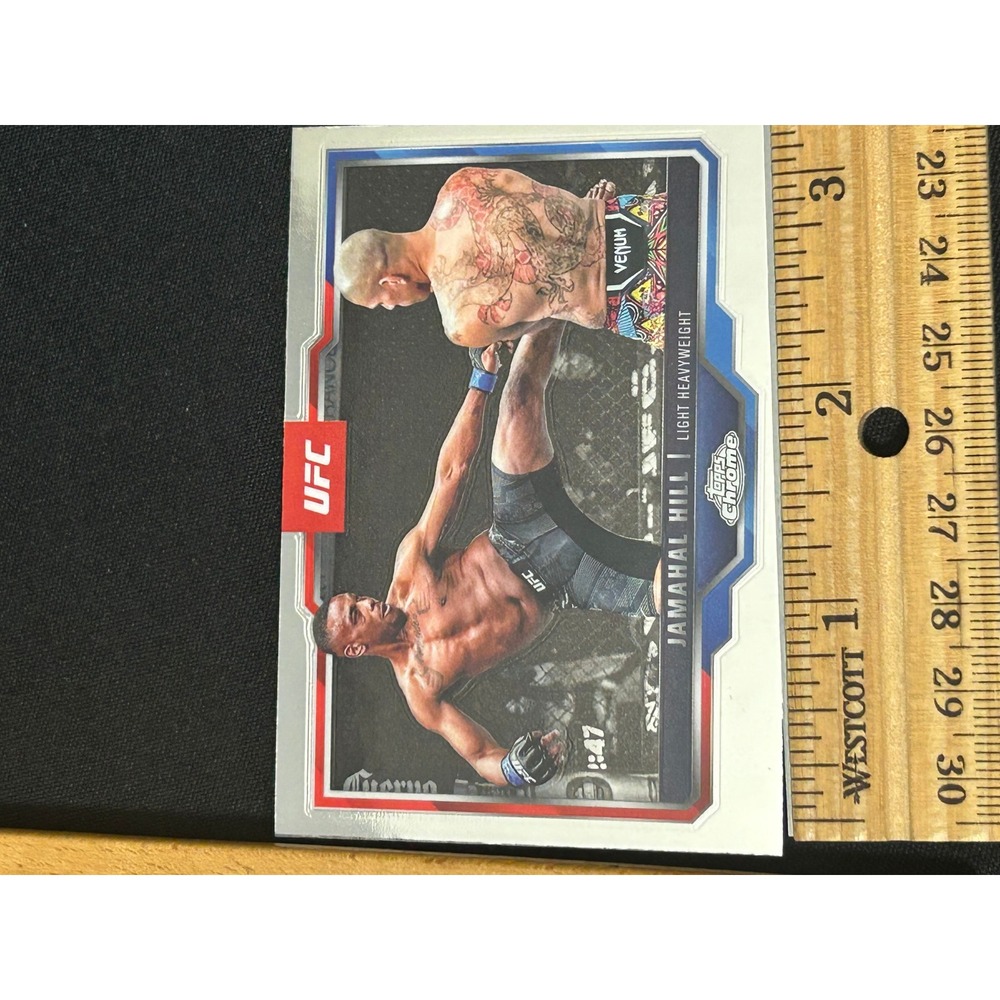 2023 Topps Chrome UFC Jamahal Hill Light‎ Heavyweight Card 47